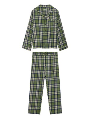 JIM JAM - Mens Organic Cotton Pyjama Set Pine Green from KOMODO