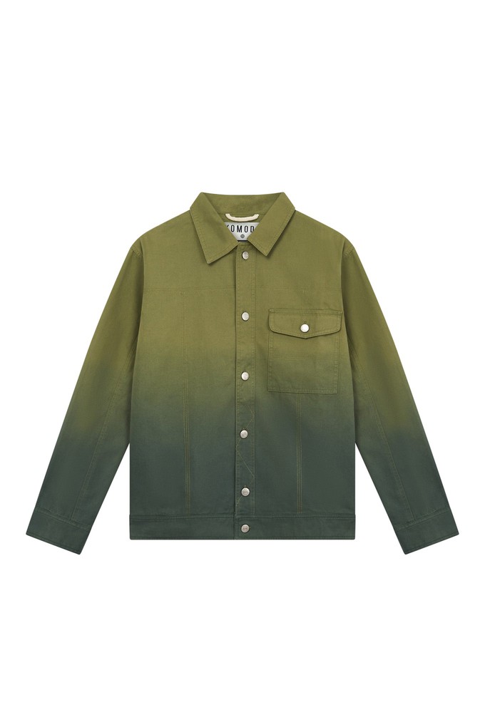 ORINO Dip Dyed Womens Jacket - Khaki Green from KOMODO