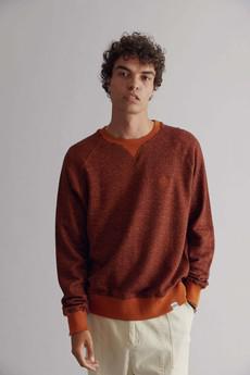 ANTON  - GOTS Organic Cotton Sweat Tobacco Brown from KOMODO