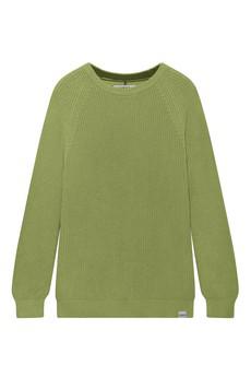 SERGIO - Womens Organic Cotton Jumper Sage via KOMODO