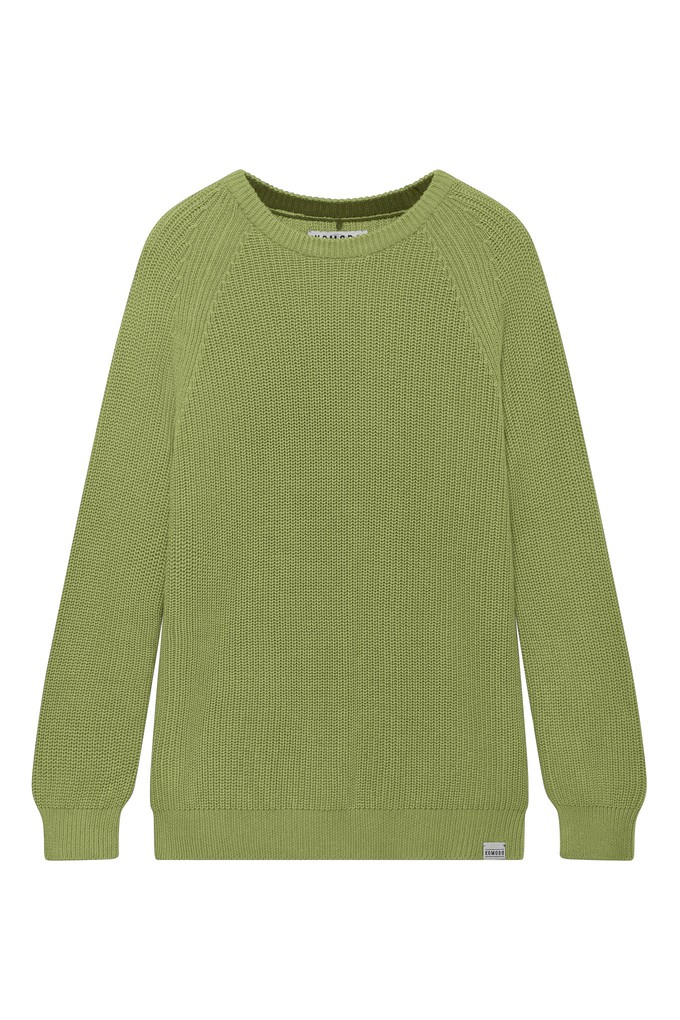 SERGIO - Womens Organic Cotton Jumper Sage from KOMODO
