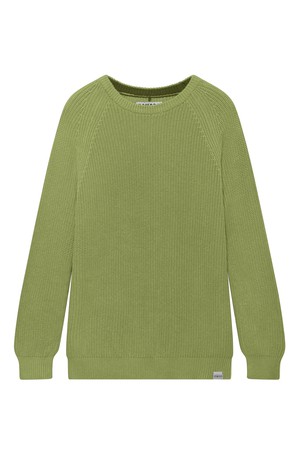 SERGIO - Womens Organic Cotton Jumper Sage from KOMODO