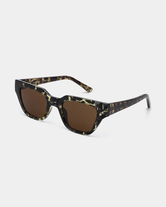 KAWS - Black / Yellow Tortoise Sunglasses by A.Kjaerbede from KOMODO