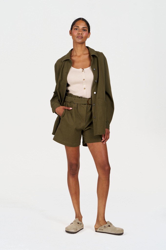 AMELIA Organic Cotton Short - Khaki from KOMODO