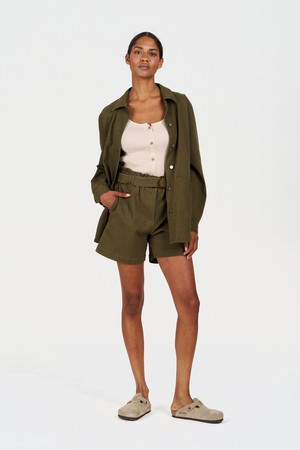 AMELIA Organic Cotton Short - Khaki from KOMODO