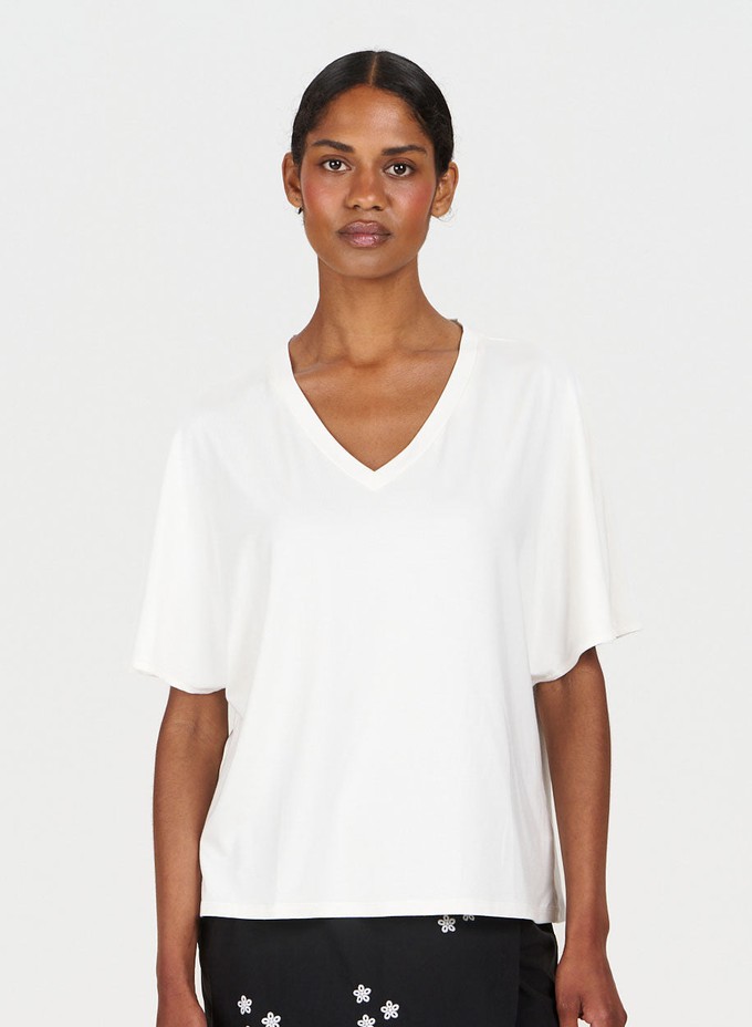 DHALIA Modal Tee - White from KOMODO