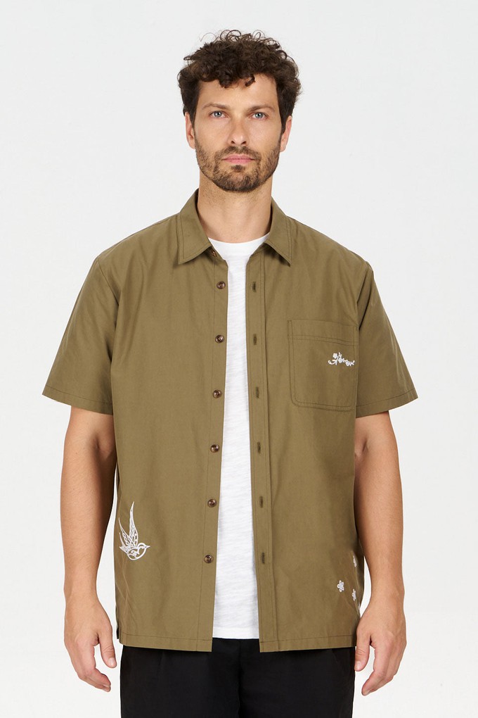LOYLE Organic Cotton Shirt - Olive from KOMODO