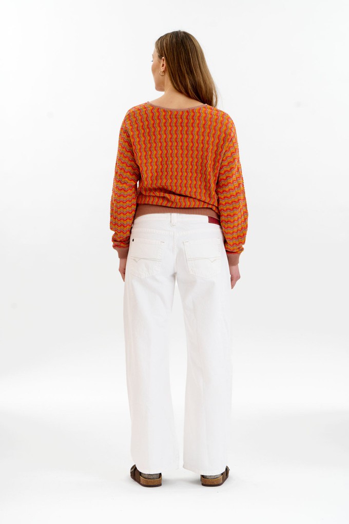 CLOVER Organic Cotton Pointelle Jumper - Coffee from KOMODO