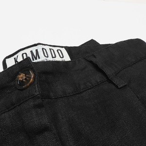 LION Organic Linen Trousers - Black from KOMODO