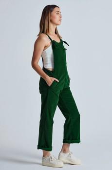 MARY-LOU Winter Green - GOTS Organic Cotton Dungarees by Flax & Loom from KOMODO