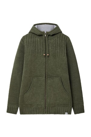 EMU Hooded Wool Jacket - Khaki from KOMODO