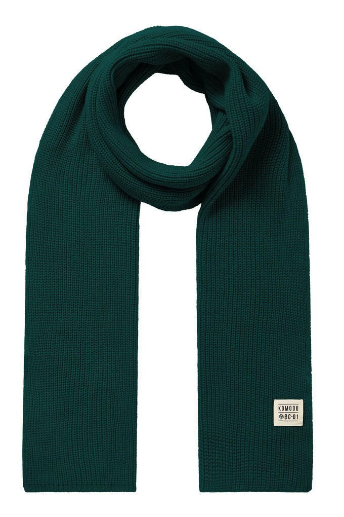 LONDON - GOTS Organic Cotton Scarf Green from KOMODO