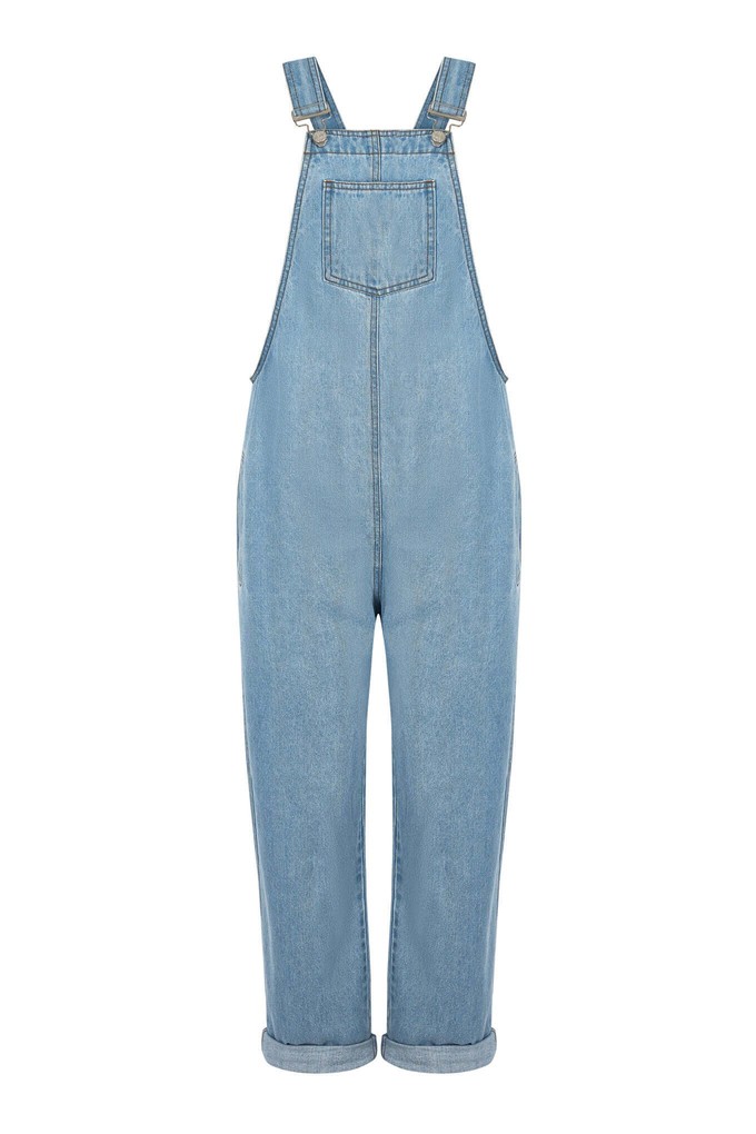 JOY Organic Cotton Denim Dungarees - Stone Wash from KOMODO