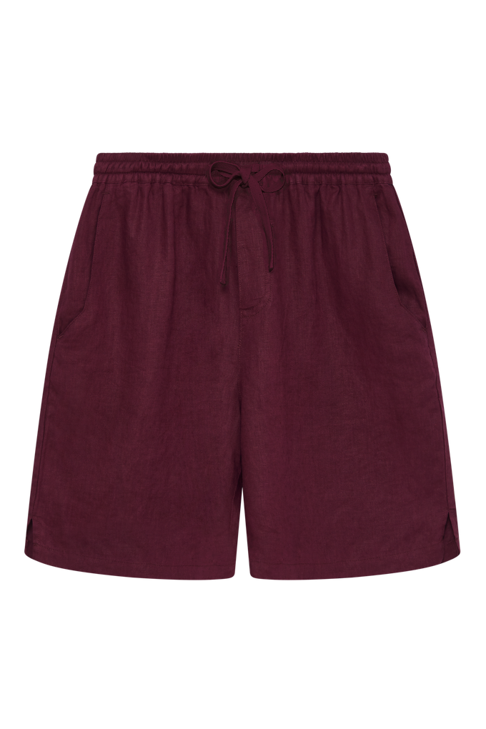 JERRY - Linen Shorts Berry from KOMODO