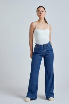 ETTA High Waist - Organic Cotton Jeans by Flax & Loom via KOMODO