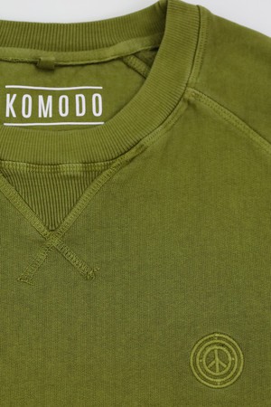 ANTON - Organic Cotton Sweat Olive from KOMODO