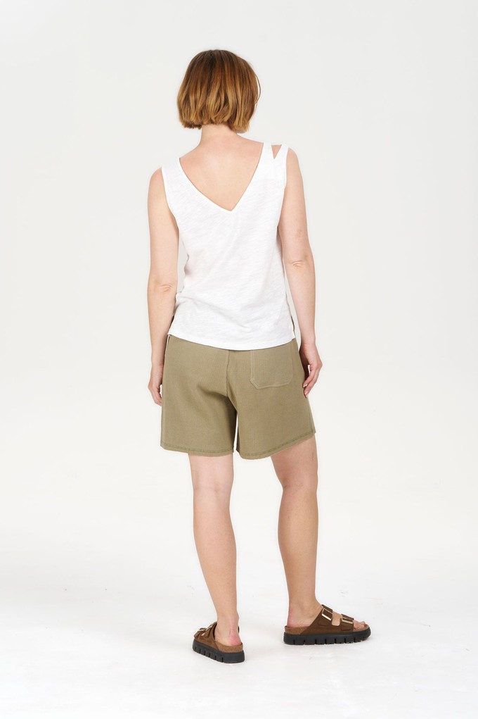 MALA Organic Cotton Vest - White from KOMODO