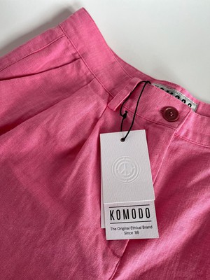 LION - Organic Linen Cotton trouser - Pink from KOMODO