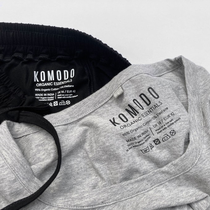 TERESA Jogger - GOTS Organic Cotton Black from KOMODO
