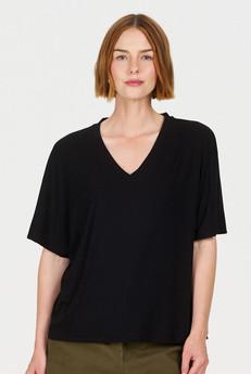 DHALIA Modal Tee - Black via KOMODO