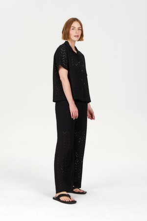 LUNA Organic Cotton Shirt - Black from KOMODO