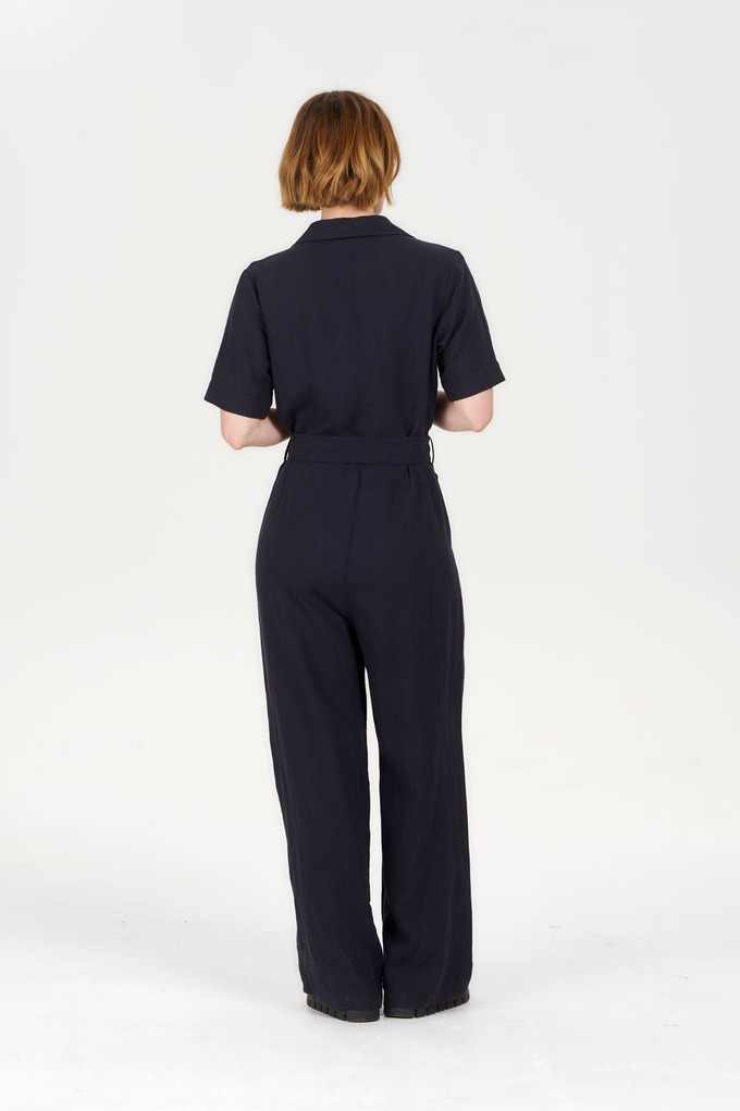 AMARIE Tencel Linen Jumpsuit - Navy from KOMODO