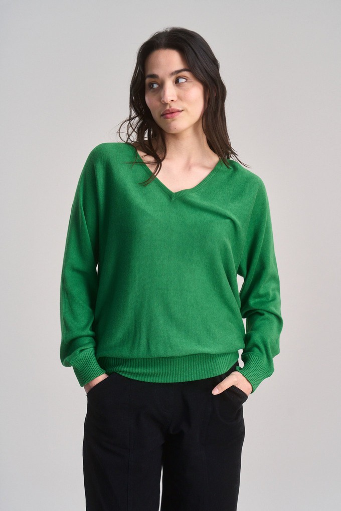 CLOVER - Cotton Tencel Jumper - Jungle Green from KOMODO