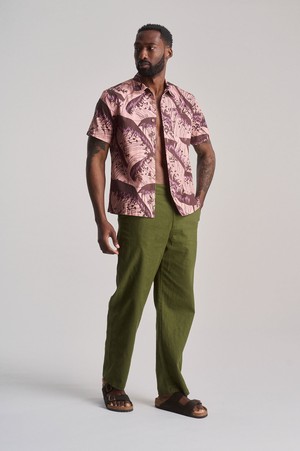 MAKULU - Organic Linen Cotton Trouser - Khaki from KOMODO