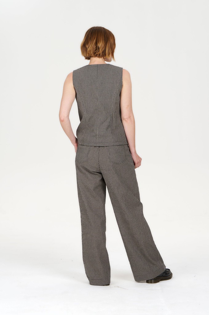 TESSA Organic Cotton Vest - check from KOMODO