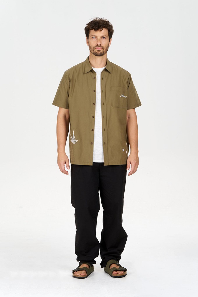 LOYLE Organic Cotton Shirt - Olive from KOMODO