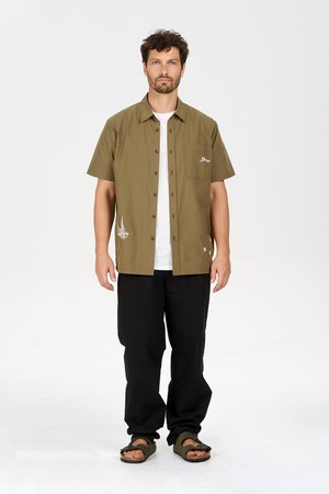 LOYLE Organic Cotton Shirt - Olive from KOMODO