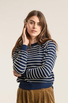 ALMA Organic Cotton Jumper - Navy via KOMODO