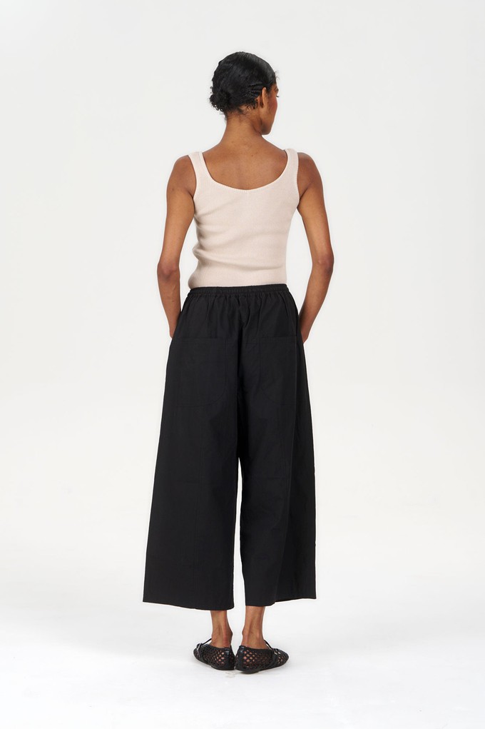 CLEO Organic Cotton Trouser - Black from KOMODO