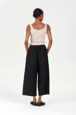 CLEO Organic Cotton Trouser - Black from KOMODO