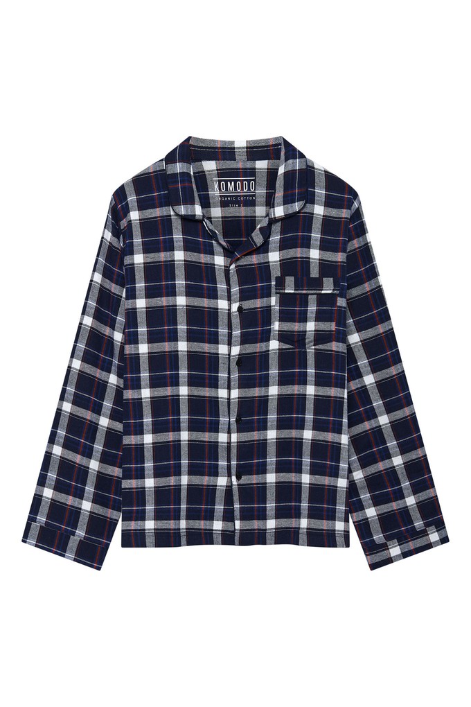 JIM JAM - Womens Organic Cotton Pyjama Set Dark Navy from KOMODO