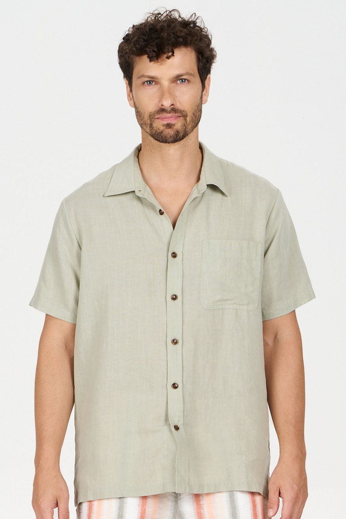 LOYLE Tencel Linen Shirt - Sage from KOMODO