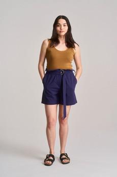 NALA - Cheesecloth Shorts - Solid Navy via KOMODO