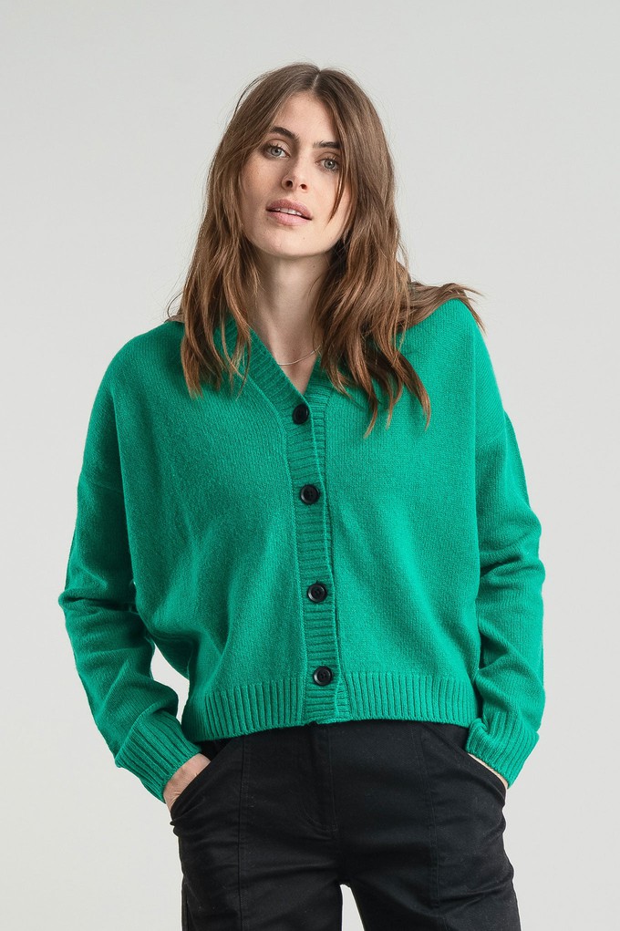 ISLA Wool Cardigan - Green from KOMODO