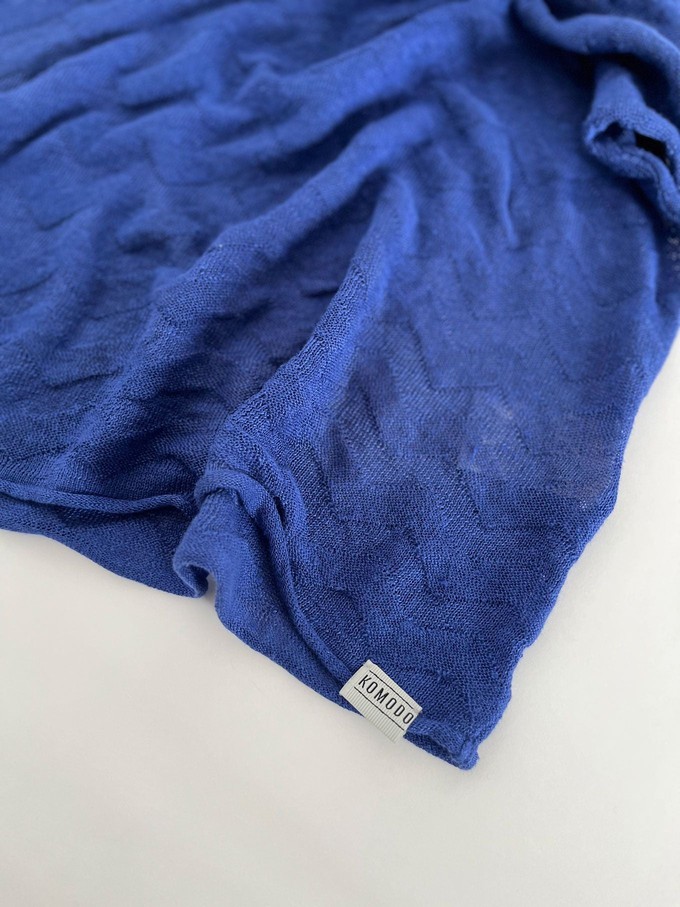 POLLY Organic Cotton Vest - Blue from KOMODO
