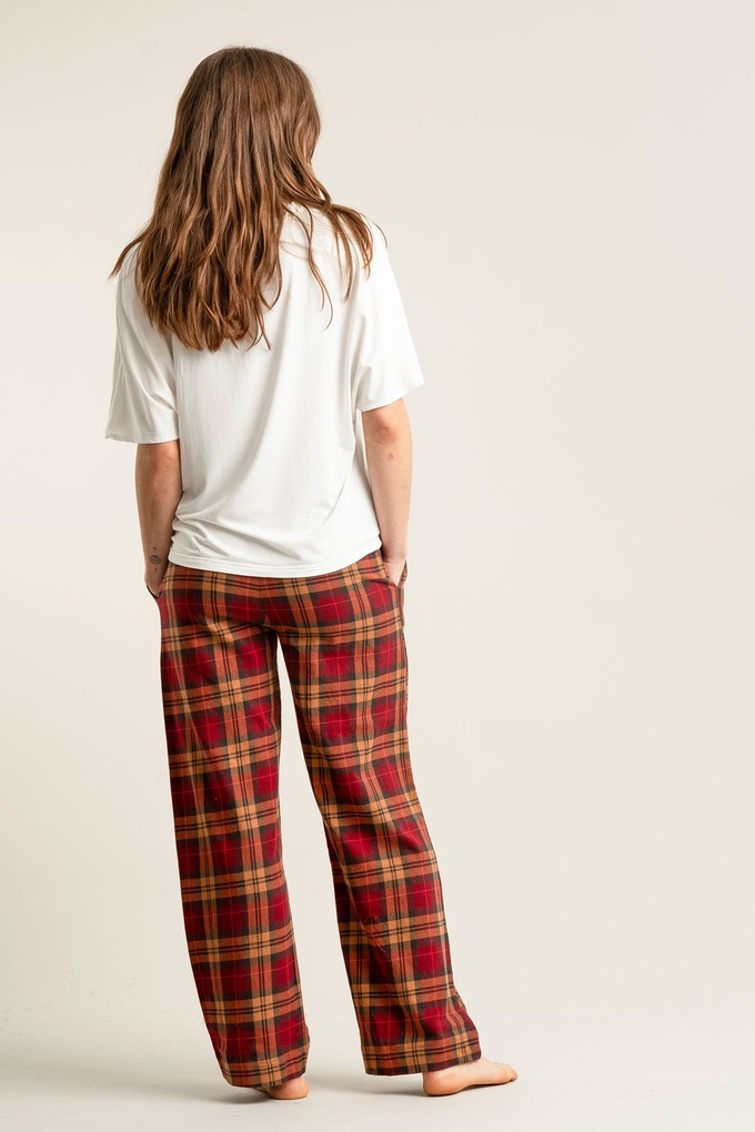 JIM JAM Womens Organic Cotton Pyjama Bottoms - Berry from KOMODO