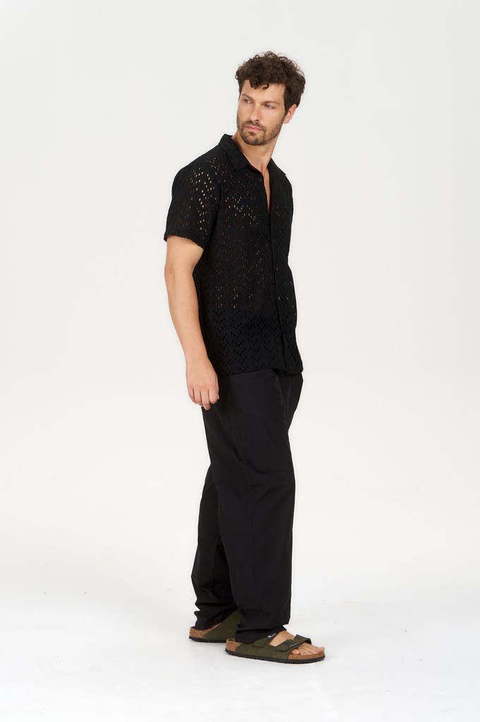 ALINO Organic Cotton Shirt - Black from KOMODO