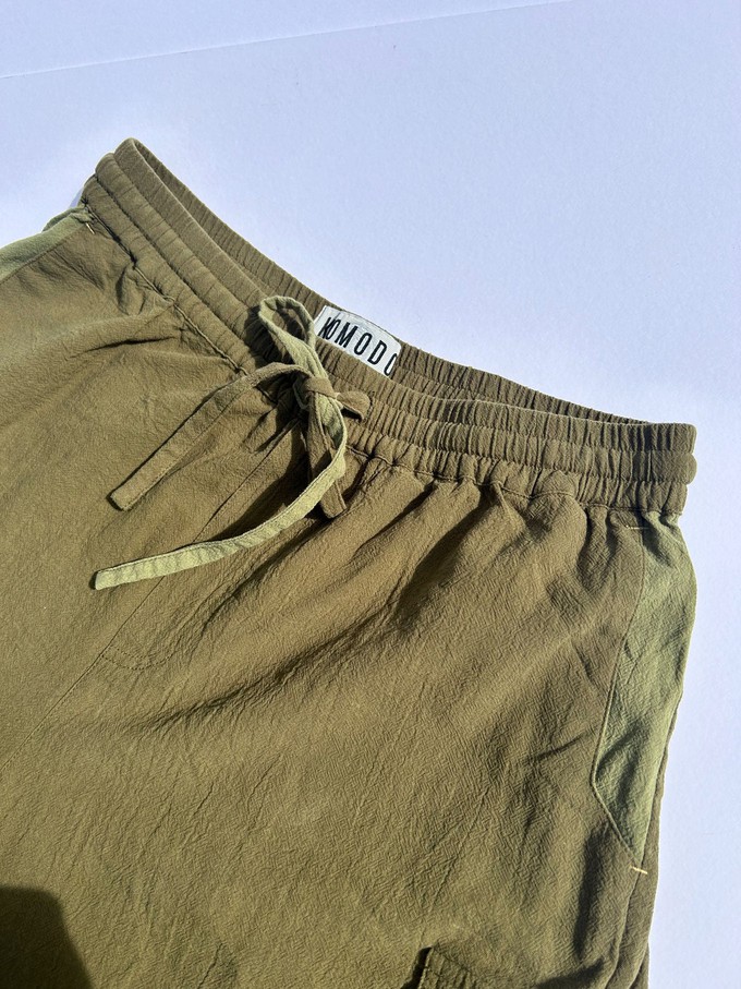 AUGUST - Organic Linen Trouser Khaki from KOMODO