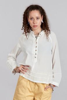 NOVI - Organic Cotton Top White via KOMODO