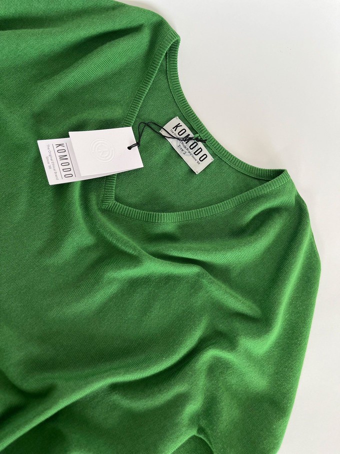 CLOVER - Cotton Tencel Jumper - Jungle Green from KOMODO