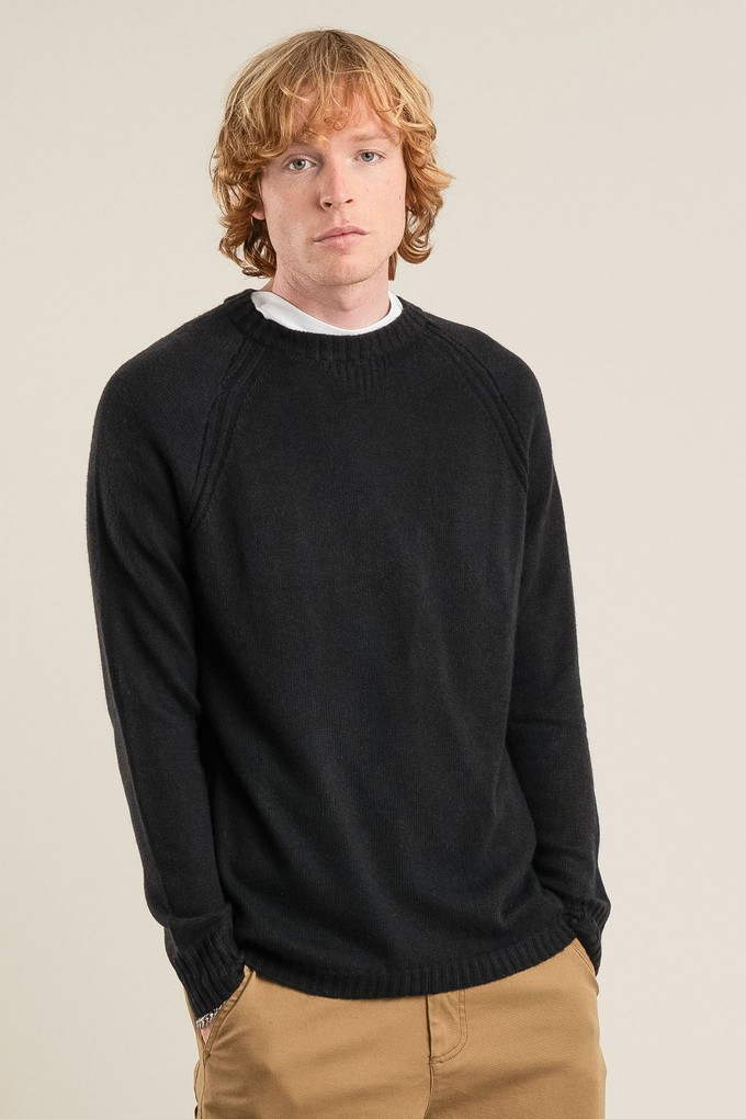 CHRISTOFF Merino Wool Jumper - Black from KOMODO