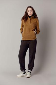 EVIE - Organic Cotton Jogger Khaki Melange via KOMODO