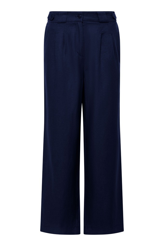MIRA - Tencel Linen Trouser Navy from KOMODO
