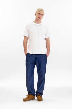 JOSHUA Organic Cotton Trouser - Mid Wash from KOMODO