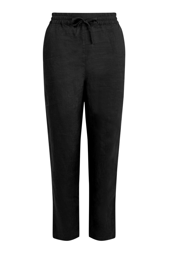 RAMA - Linen Trousers Black from KOMODO