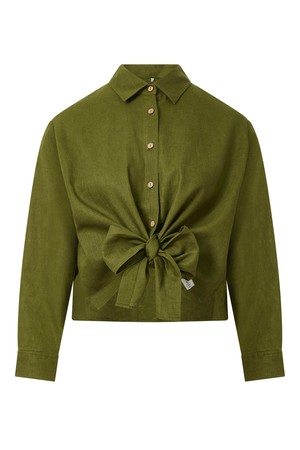 JUNGLE - Organic Linen Cotton Shirt - Khaki from KOMODO